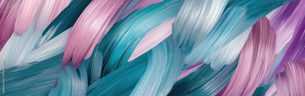 Poster gradient of abstract pencil strokes in vibrant hues creating a dynamic visual flow