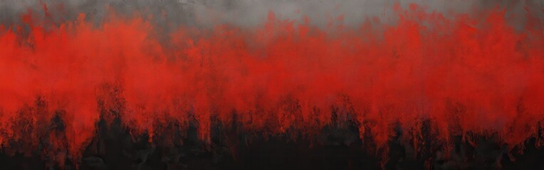 Striking gradient background transitioning from rich charcoal to vibrant red hues