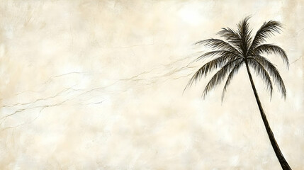 Palm Tree Abstract Background Illustration