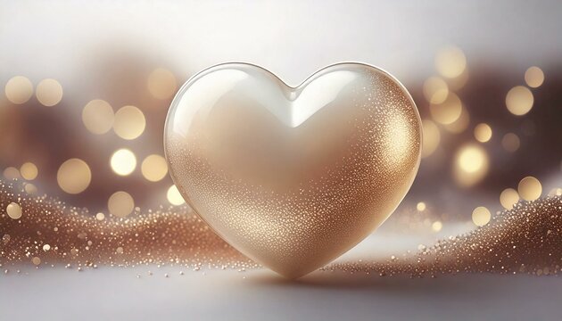 Transparent heart background
