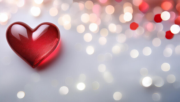 Transparent heart background