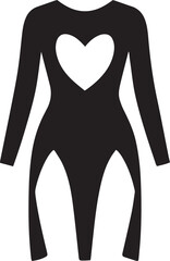 bodysuits Silhouette vector illustration 