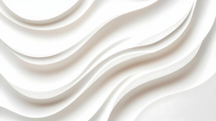 Obraz premium White Abstract Wave Background Illustration