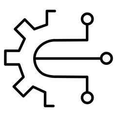 Digital Technology Icon