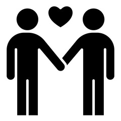 Couple in love icon