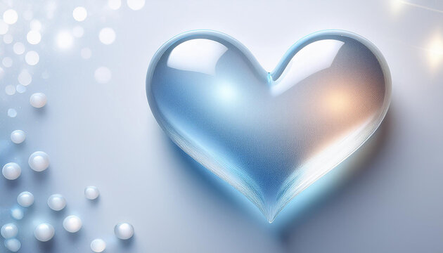 Transparent heart background