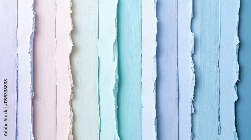 Poster soft gradient of frayed pencil strokes creates a calming visual composition in pastel shades