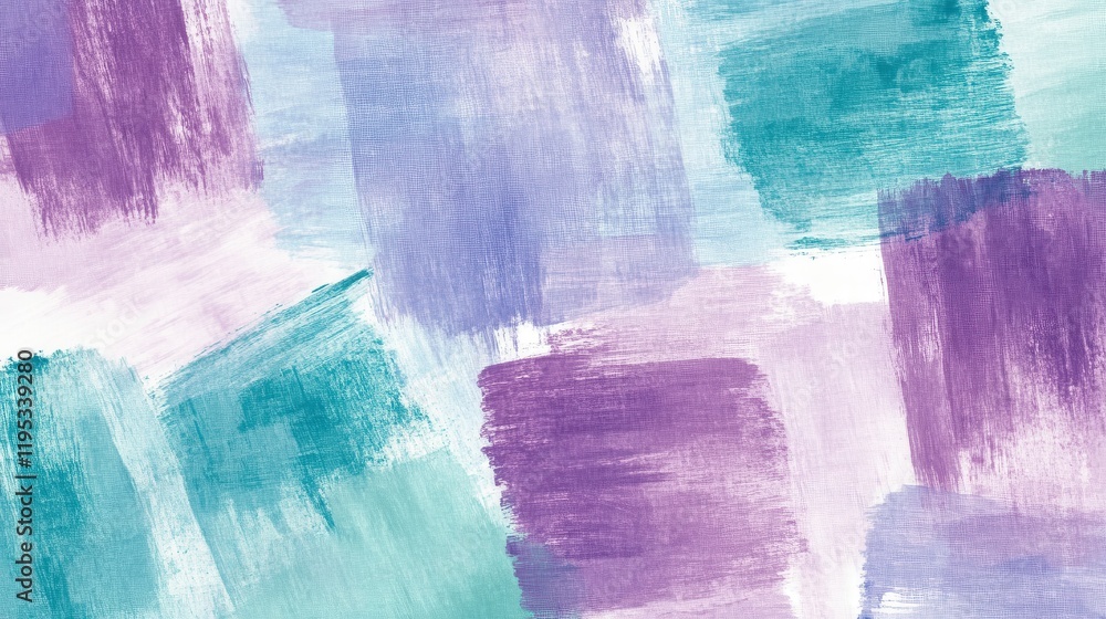 Aufkleber soft pencil strokes create a calming background of blended purples and greens, ideal for artistic pr