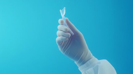 DNA Model in a Scientist's Hand - Deep Dive into Genetic Research