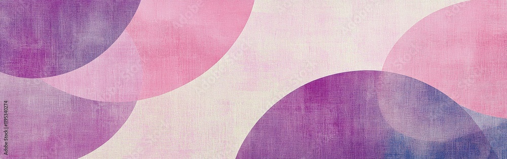 Poster pastel lavender and pink arcs create a serene and vibrant abstract background for creative projects 