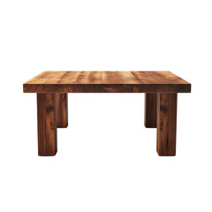 A Stunning Rustic Wooden Coffee Table: Modern Minimalist Design for Home Decor