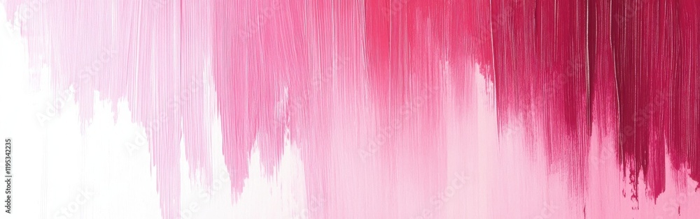 Poster Gradient pencil strokes design in vibrant pink hues creating an artistic backdrop