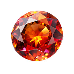 Gem stone isolated on transparent background