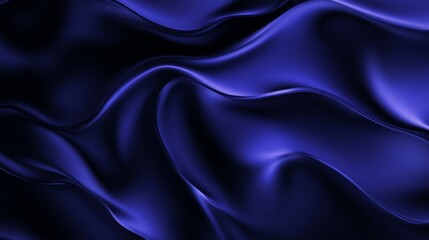 Fototapeta premium Deep Blue Silk Texture Background - Abstract Graphic Design