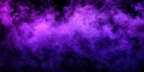 Gorgeous Purple Smoke on a Black Background