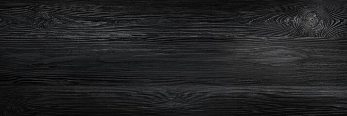 Naklejka premium Versatile background featuring rich black wood grain aesthetics.