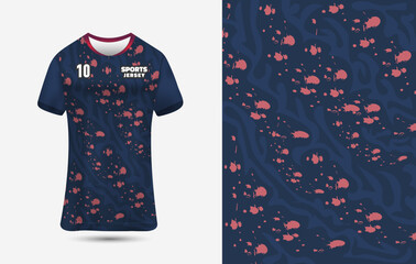 Sports jersey design for sublimation Printing. Customizable Jersey Design Background for Sublimation.