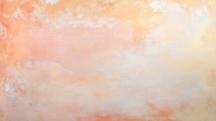 Fototapeta premium Textured gradient background featuring soft hues of peach, orange, and cream creating a warm and inviting atmosphere