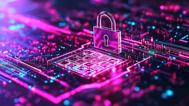 Visual symbolizing cybersecurity measures against potential cyber attacks.