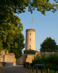 Sparrenburg Bielefeld im Abendlicht