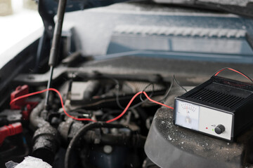 starting engine with flat battery