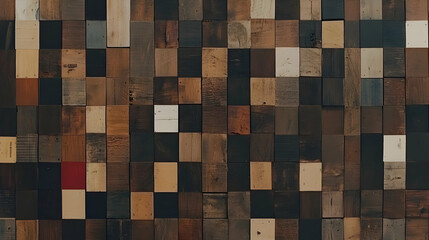 Rustic Wood Block Background Texture