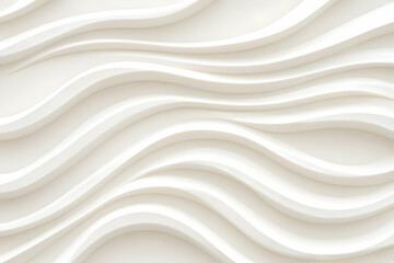 Obraz premium Abstract White Wave Background Illustration