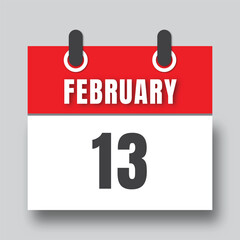 12th Calendar Date, Minimalist Design