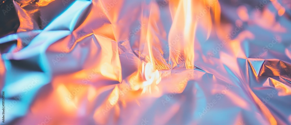 Poster flames ignite a textured surface creating vibrant colors and dynamic patterns during a creative art 