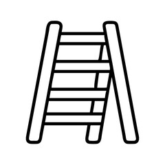 ladder icon, ladder line art - simple line art of ladder, perfect for ladder logos and icons and themed design 