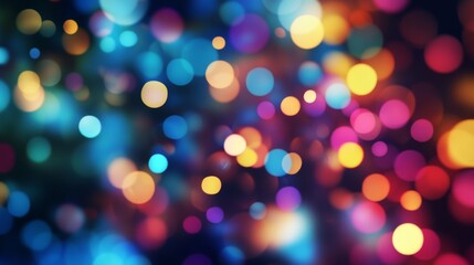Obraz premium Abstract Bokeh Background with Vibrant Colors