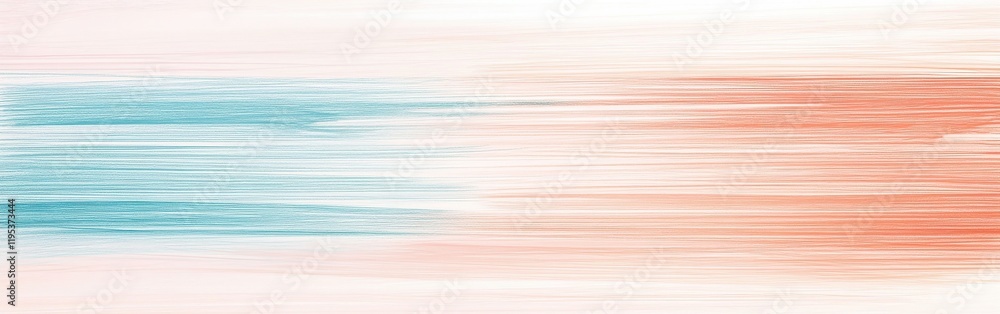 Poster soft pencil strokes create a blend of horizontal stripes in calming pastel colors