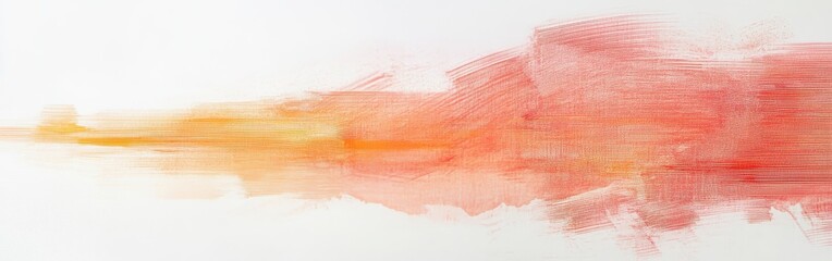Abstract pencil strokes composition showcasing coral shades and dynamic textures in a vibrant artwork