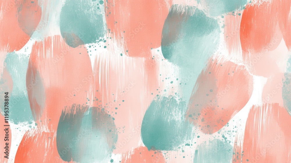 Poster abstract dotted pencil strokes pattern in soft pastel colors creating a visually appealing design fo