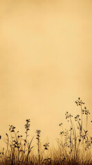 Golden Field Illustration