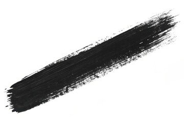 Abstract Black Ink Brush Stroke, Diagonal Texture for Design Elements