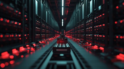 Fully Automated Warehouse System Utilizing Advanced Robotics Technology