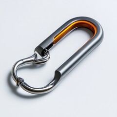 Lightweight aluminum carabiner ideal for climbing and outdoor activities