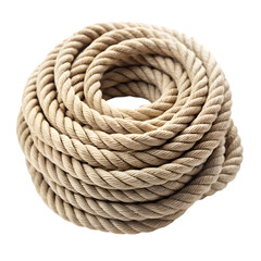 Rope isolated on transparent background