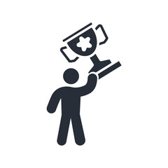 competition icon. vector.Editable stroke.linear style sign for use web design,logo.Symbol illustration.