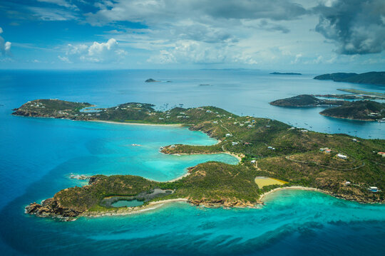 Aerieal View of St. Thomas, US Virgin Islands