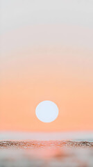 Abstract Sunset Illustration