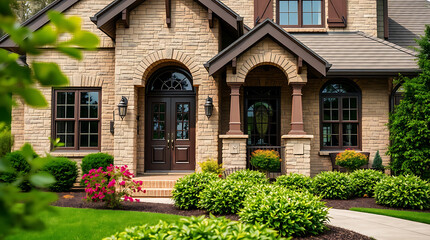 Luxury Stone House Exterior: Stunning Architecture and Landscaping
