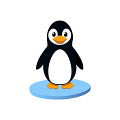 penguin with ice cream