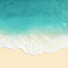 Ocean Wave 3D Render Background