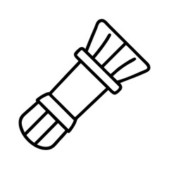 brush bristles icon, brush bristles line art - simple line art of brush bristles, perfect for brush bristles logos and icons and themed design 