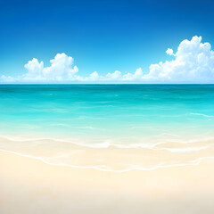 Obraz premium Summer Beach Illustration