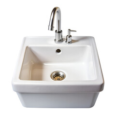 Fototapeta premium Sink isolated on transparent background