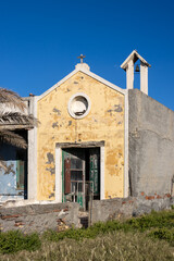 Small abandoned church, Caldera, Sicily, Italy