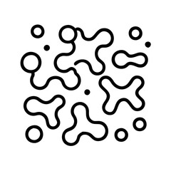paint splatter pattern icon, paint splatter pattern line art - simple line art of paint splatter pattern, perfect for paint splatter pattern logos and icons and themed design 